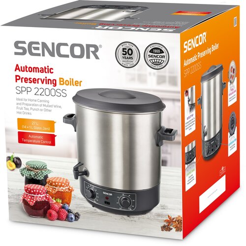 Sencor SPP 2200SS Tartósító edény , rozsdamentesacélból készült