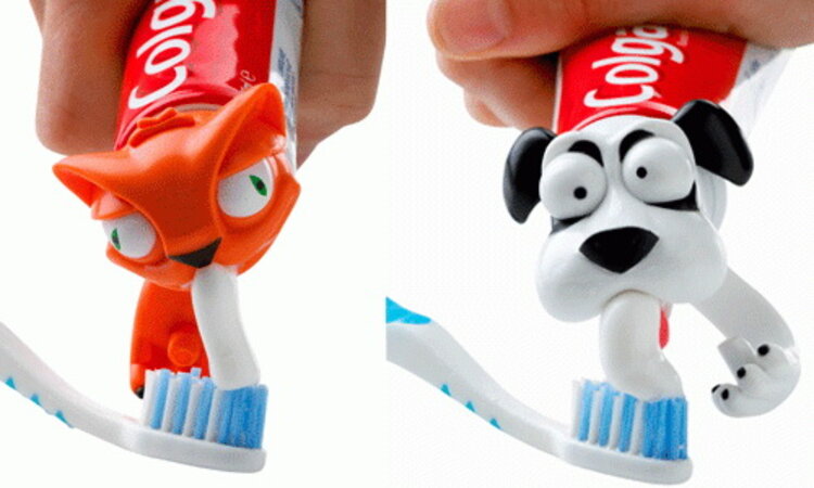 zvieratko na zubnú pastu