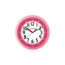 Zegar ścienny Clockodile różowy, śr. 25 cm