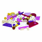 Detoa mágneses puzzle Hercegnők, 33 x 23 x 3,5 cm