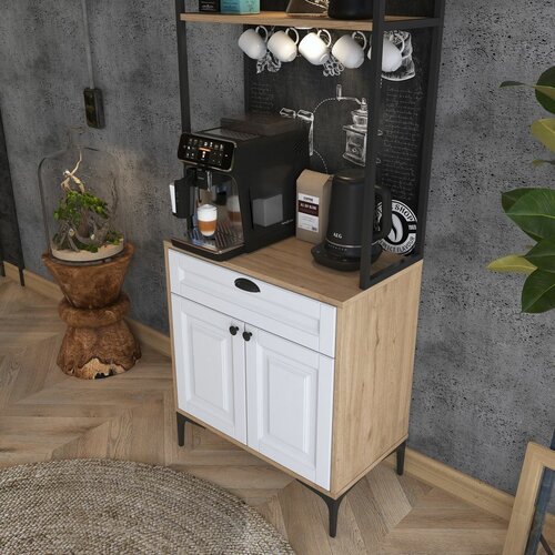 Schrank Jehy Walnut and White