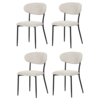 Set de scaune de sufragerie CT-W1021 CRM2, 4 buc