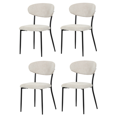 Set de scaune de sufragerie CT-W1021 CRM2, 4 buc.