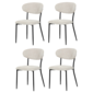 Set de scaune de sufragerie CT-W1021 CRM2, 4 buc