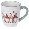 Kubek ceramiczny Skrzaty 10 cm, szary
