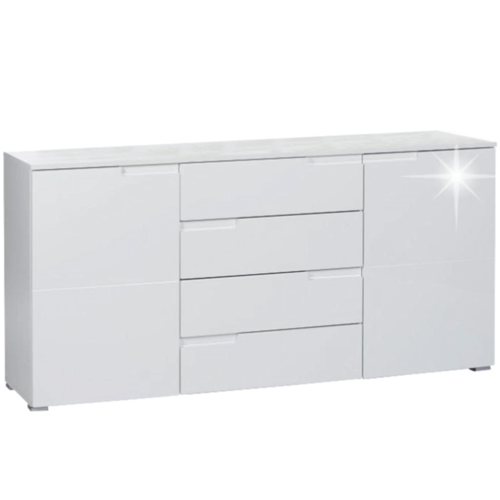 Dulap SPICE, alb lucios