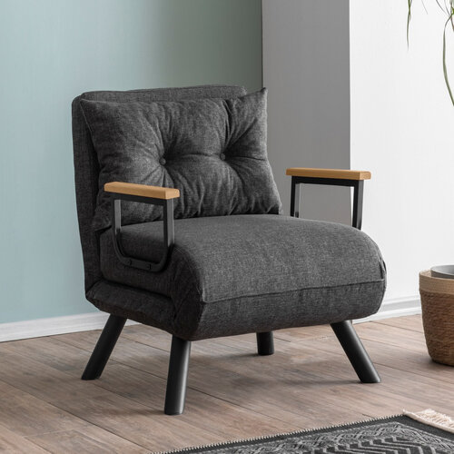 Křeslo Sando Single Dark Grey