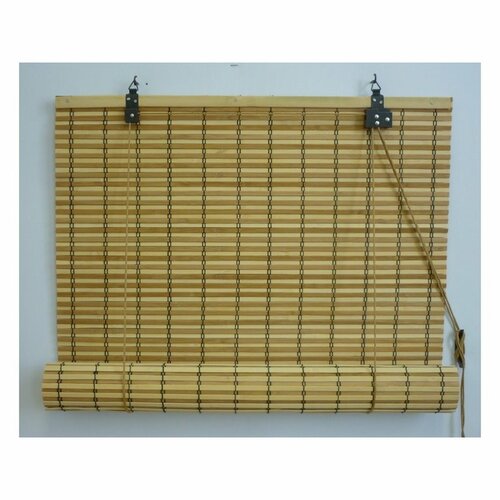 JAVA bambusz roló natúr./csololádé, 100 x 160 cm