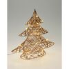 Vianočný svietiaci stromček Champagne, 30 x 30 cm, 20 micro LED, na batérie