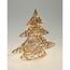Vánoční svítící stromek Champagne, 30 x 30 cm, 20micro LED, na baterie