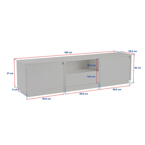 Masă TV Vanguard Wood Negru