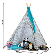 Teepee Etent gyermek sátor, 120 x 150 cm