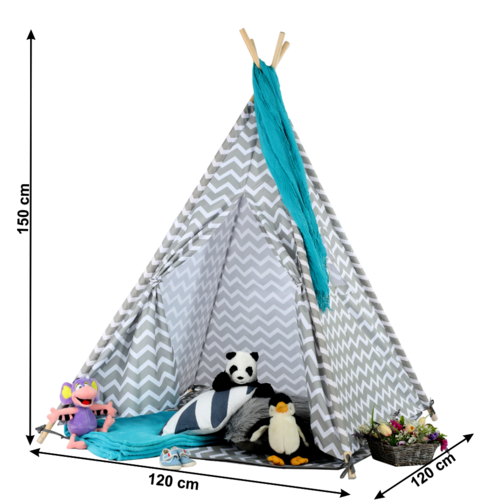Teepee Etent gyermek sátor, 120 x 150 cm