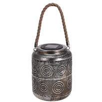 Metalowa lucerna słoneczna Gladys, 22 cm Metalowa lucerna słoneczna Gladys, 22 cm