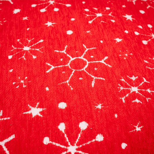 4Home Kissenbezug Snowfall in Red, 45 x 45 cm