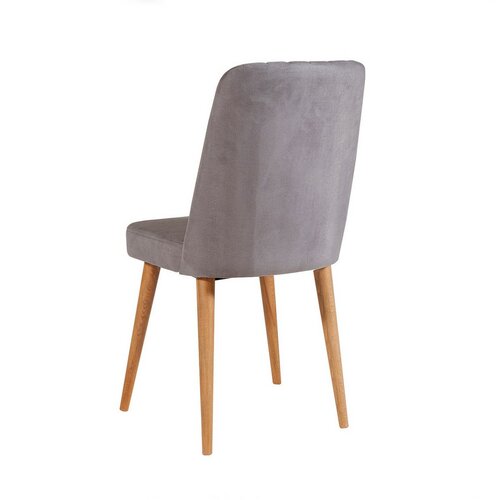 Scaun de sufragerie Stormi Grey and Atlantic Pine