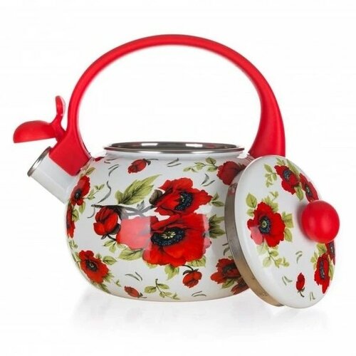 Ceainic smălțuit Banquet Poppy, 2,2 l