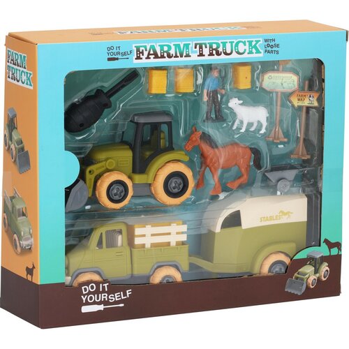 Set jucării Tractor Fermă