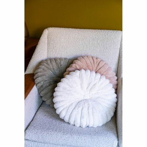 Poduszka Flower biały, śr. 38 cm