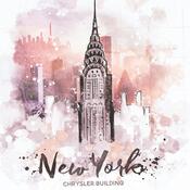 Tablou pe pânză cu ramă New York, 40 x 40 x 2,5 cm