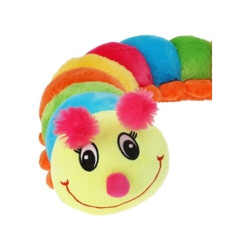 Jucărie de pluș Omidă colorată, 115 cm