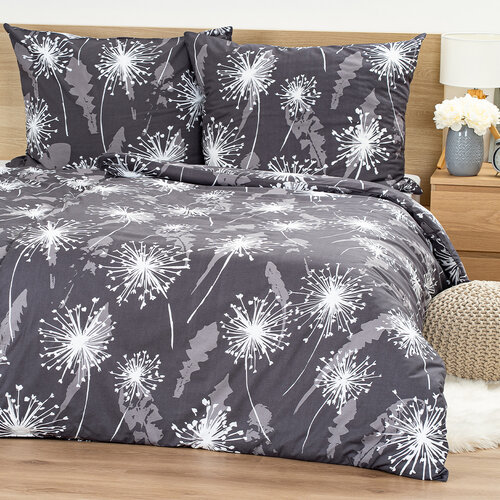 Lenjerie de pat din bumbac 4Home Midnight Dandelions , 140 x 200 cm, 70 x 90 cm