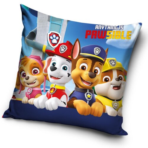 Pillowcase Paw Patrol Great Job Paws, 40 x 40 cm