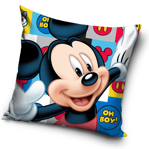 Carbotex Obliečka na vankúšik Mickey Mouse Oh Boy, 40 x 40 cm