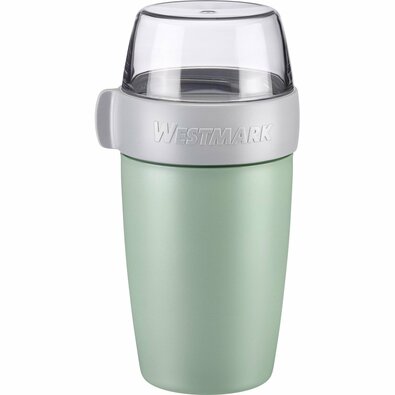 Cutie pentru gustări din două piese Westmark, 700ml, verde mentă
