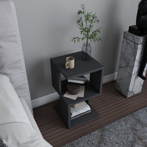Stolik nocny Carter Anthracite