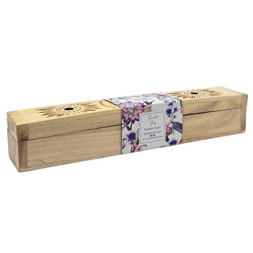 Arome  Secret garden fa doboz illatpálcikákkalPurple Haze, 10 pálcika