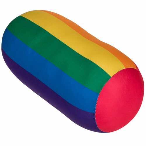 Sprostitveni vzglavnik valj Mavrica, 32 x 18 cm