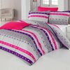 Lenjerie pat 1 pers. Geometric, bumbac