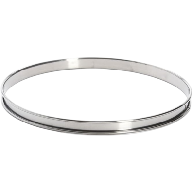 De Buyer 3091.24N torta kerek keret 24 cm, rozsdamentes acél