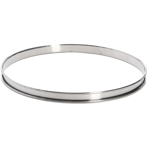 Inel de tort cadru rotund De Buyer 3091.24N 24 cm, oțel inoxidabil