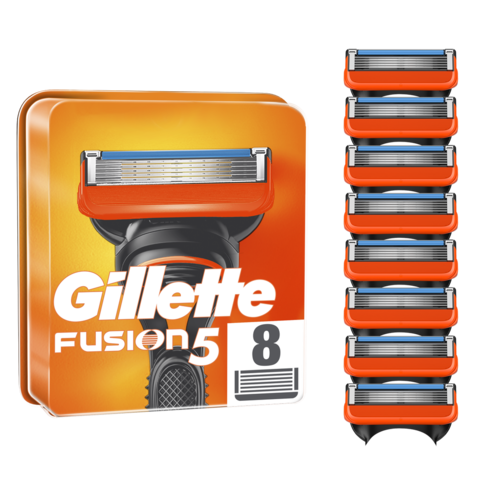 Gillette Głowice wymienne Fusion5, 8 szt.