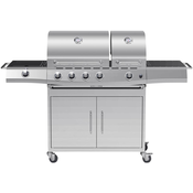 Gazowy grill ze stali nierdzewnej z bocznympalnikiem na podczerwień, Lincoln