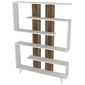 Knižnica Rain White Walnut