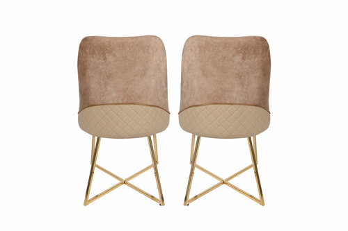 Set de scaune de sufragerie Madrid Brown, 2 buc.