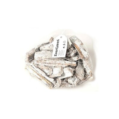 Set decorativ de bucăți de scoarță înzăpezită,ambalaj de 500 g