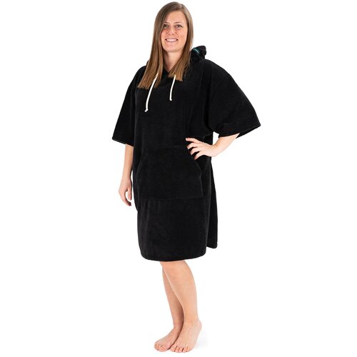Poncho Towee Surf MONO negru, 70 x 100 cm