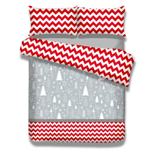 Restilo Flanelové obliečky Christmas mess, 160 x 200 cm, 2 ks 70 x 80 cm