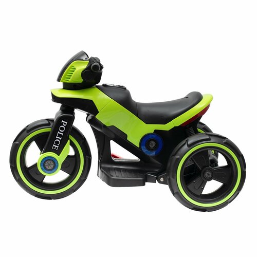 Baby Mix Elektryczny motocykl dla dzieci Police,zielony