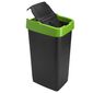Heidrun Кошик для сміття 60 л, з зеленою смугою