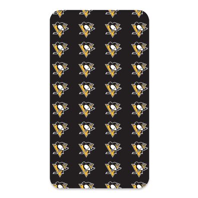 BedTex Bavlnené prestieradlo NHL Pittsburgh Penguins, 90 x 200 cm