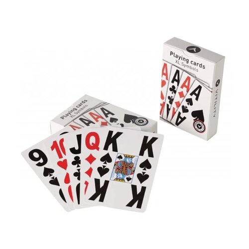 Vitility VIT-70410060 kartonske igralne karte zizjemno velikimi simboli