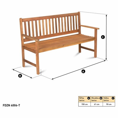 Fieldmann FDZN 4006-T kerti pad, háromszemélyes