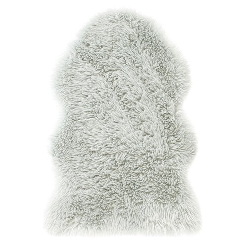 AmeliHome Kožušina Dokka sivá, 50 x 80 cm