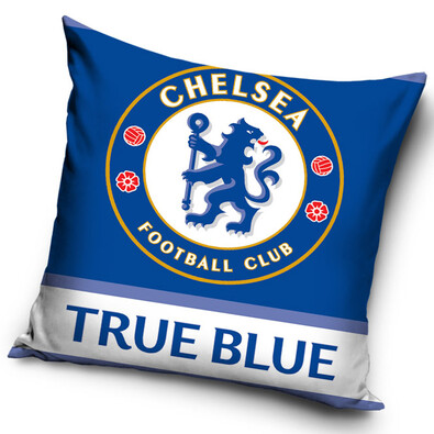 Polštářek Chelsea FC True blue, 40 x 40 cm