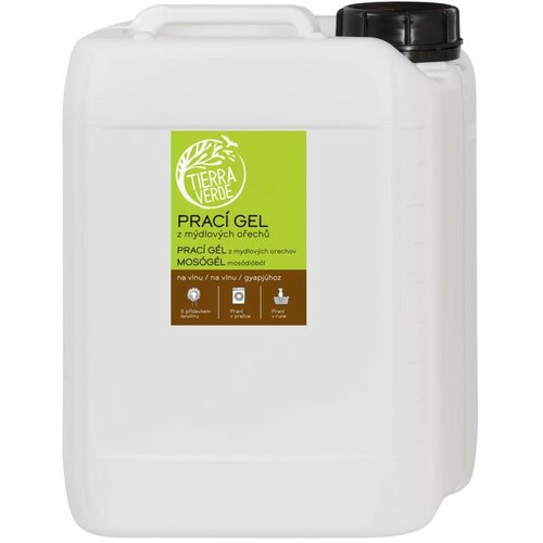 Tierra Verde Prací gél z mydlových orechov na vlnu a funkčný textil z merino vlny, 5 l